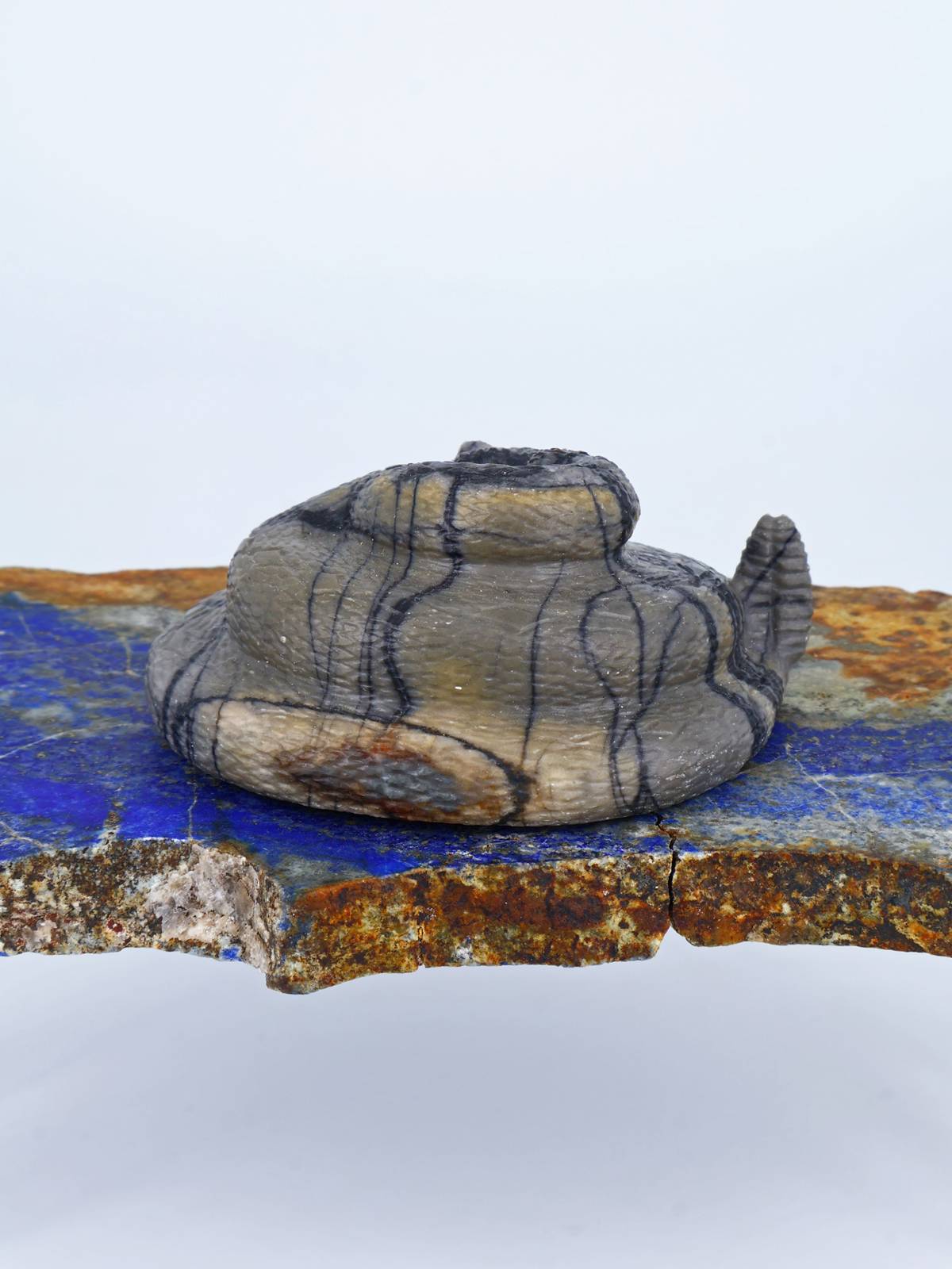 Picasso Marble Snake Zuni Fetish