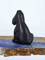 Black Jet Dog Zuni Fetish