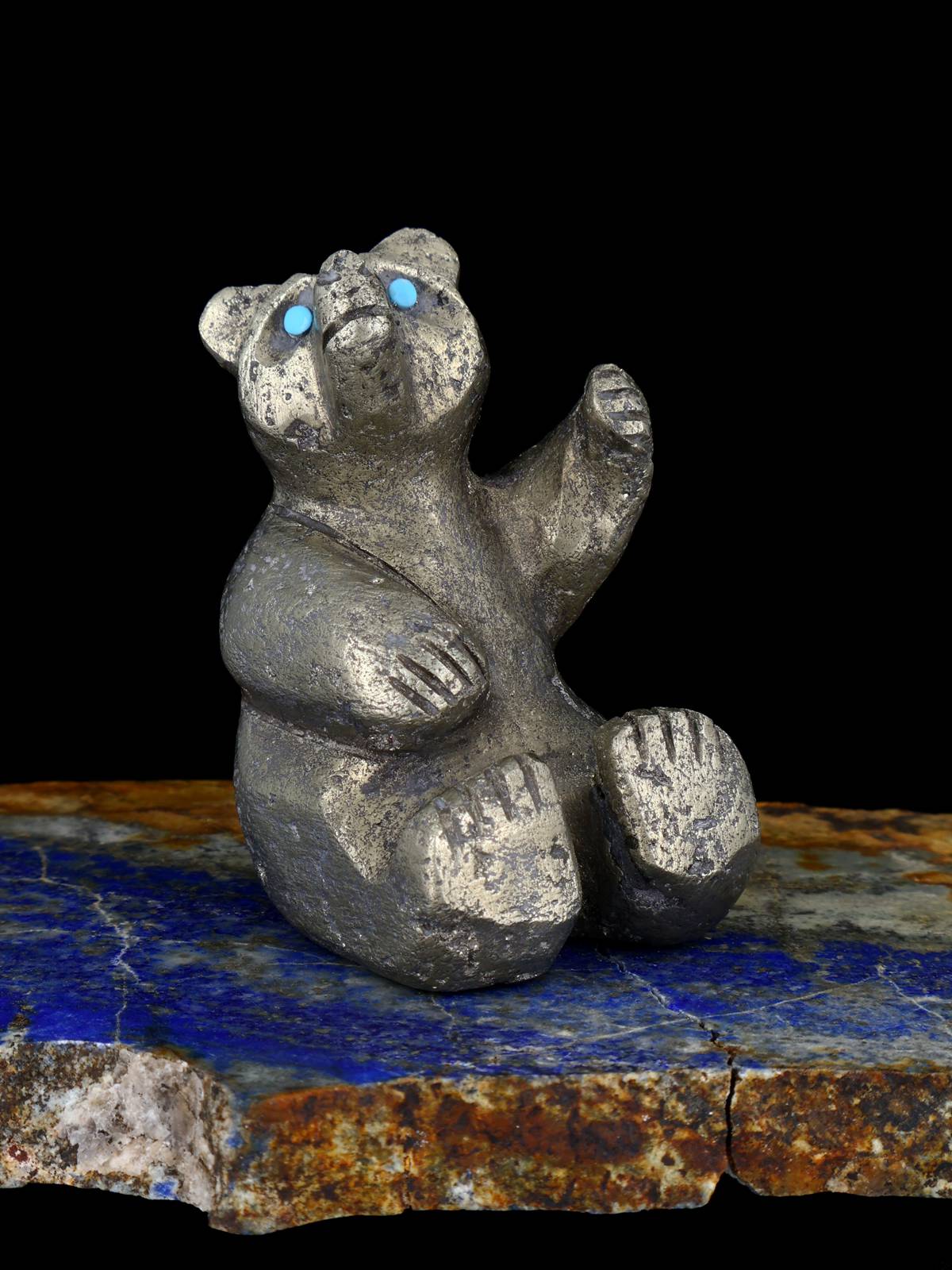 Pyrite Bear Zuni Fetish