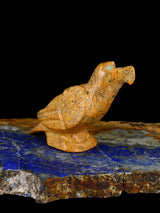 Travertine Eagle Zuni Fetish Carving