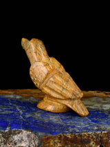 Travertine Eagle Zuni Fetish Carving