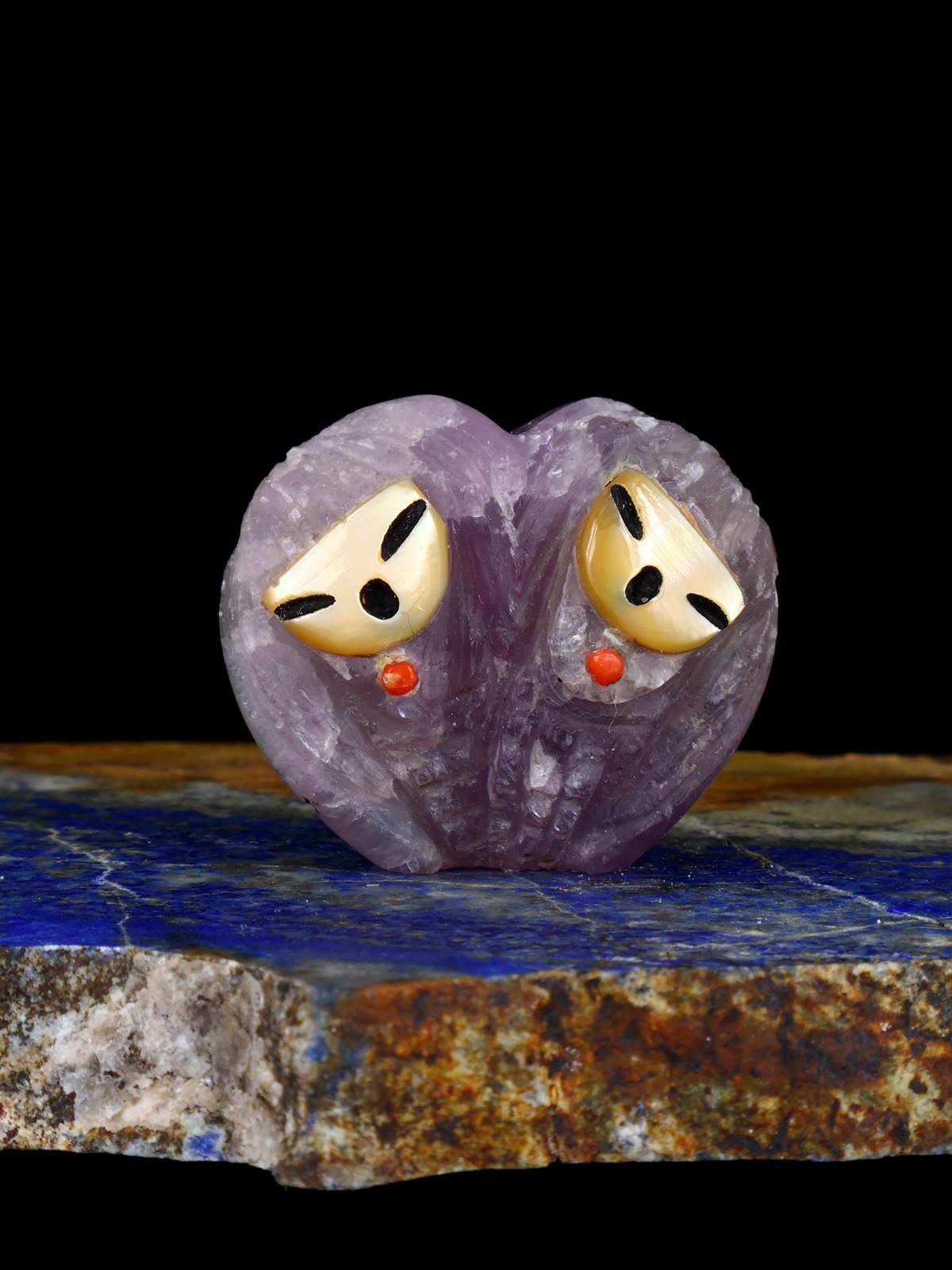 Fluorite Double Maiden Zuni Fetish