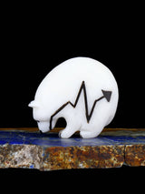 White Marble Bear Zuni Fetish