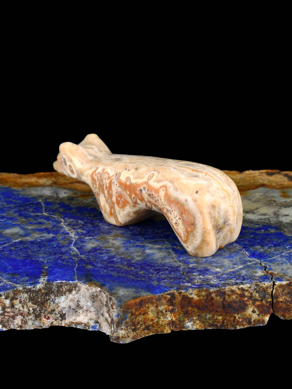 Picasso Marble Bear Zuni Fetish