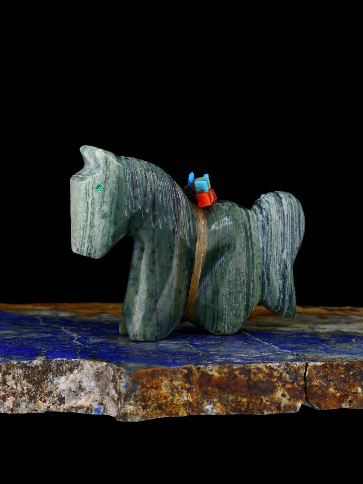 Serpentine Horse Zuni Fetish – PuebloDirect.com