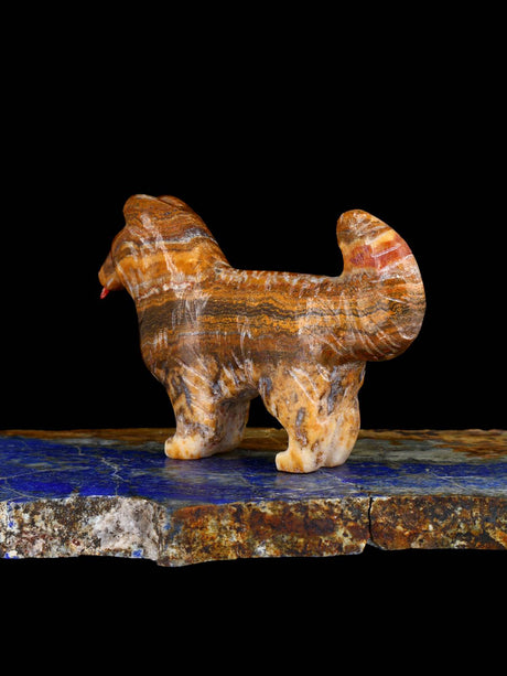 Onyx Dog Zuni Fetish