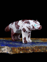 Marble Wolf Zuni Fetish
