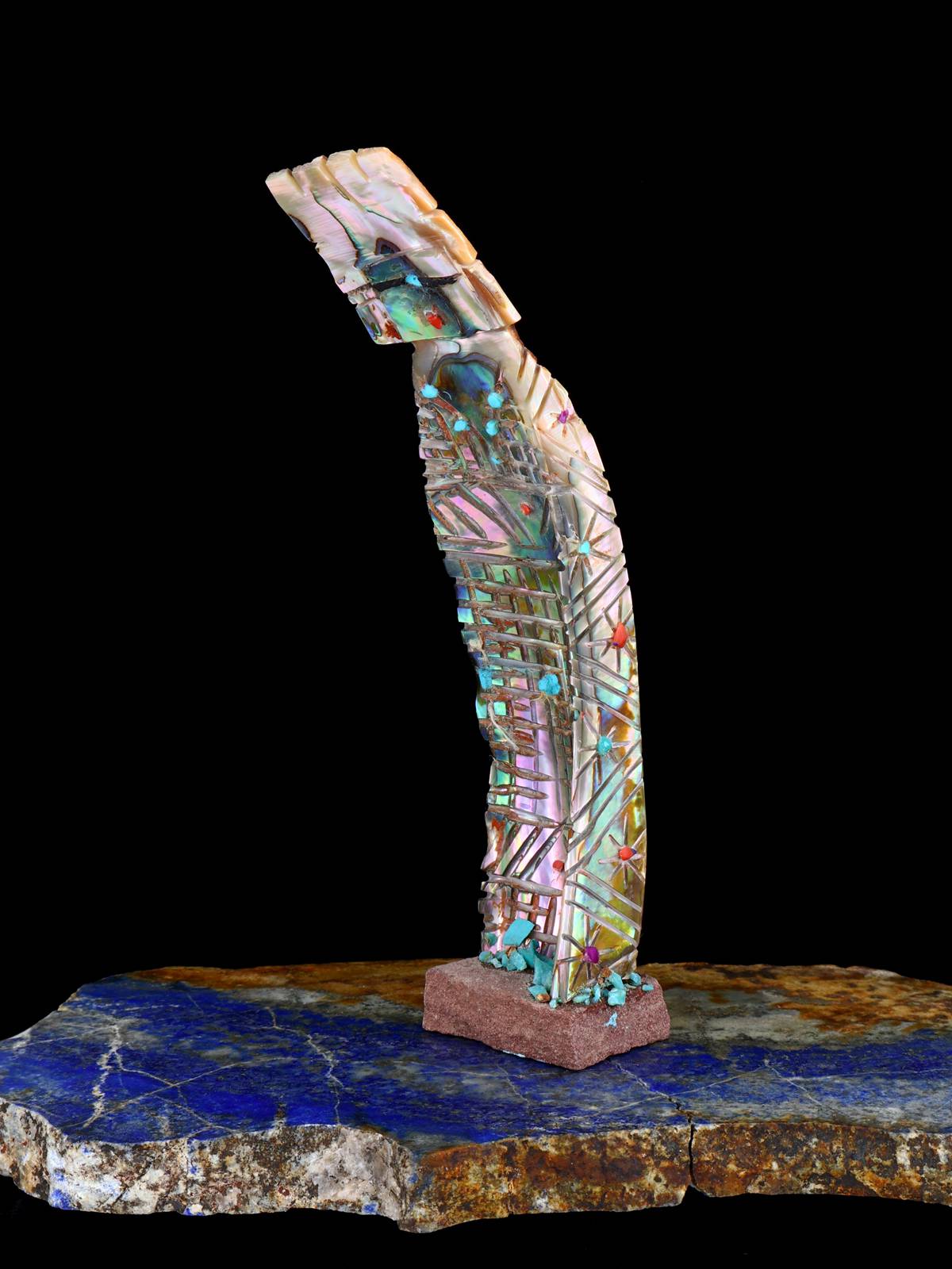 Abalone Maiden Zuni Fetish