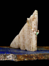 Marble Coyote Zuni Fetish