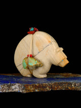 Picture Jasper Double Bear Zuni Fetish