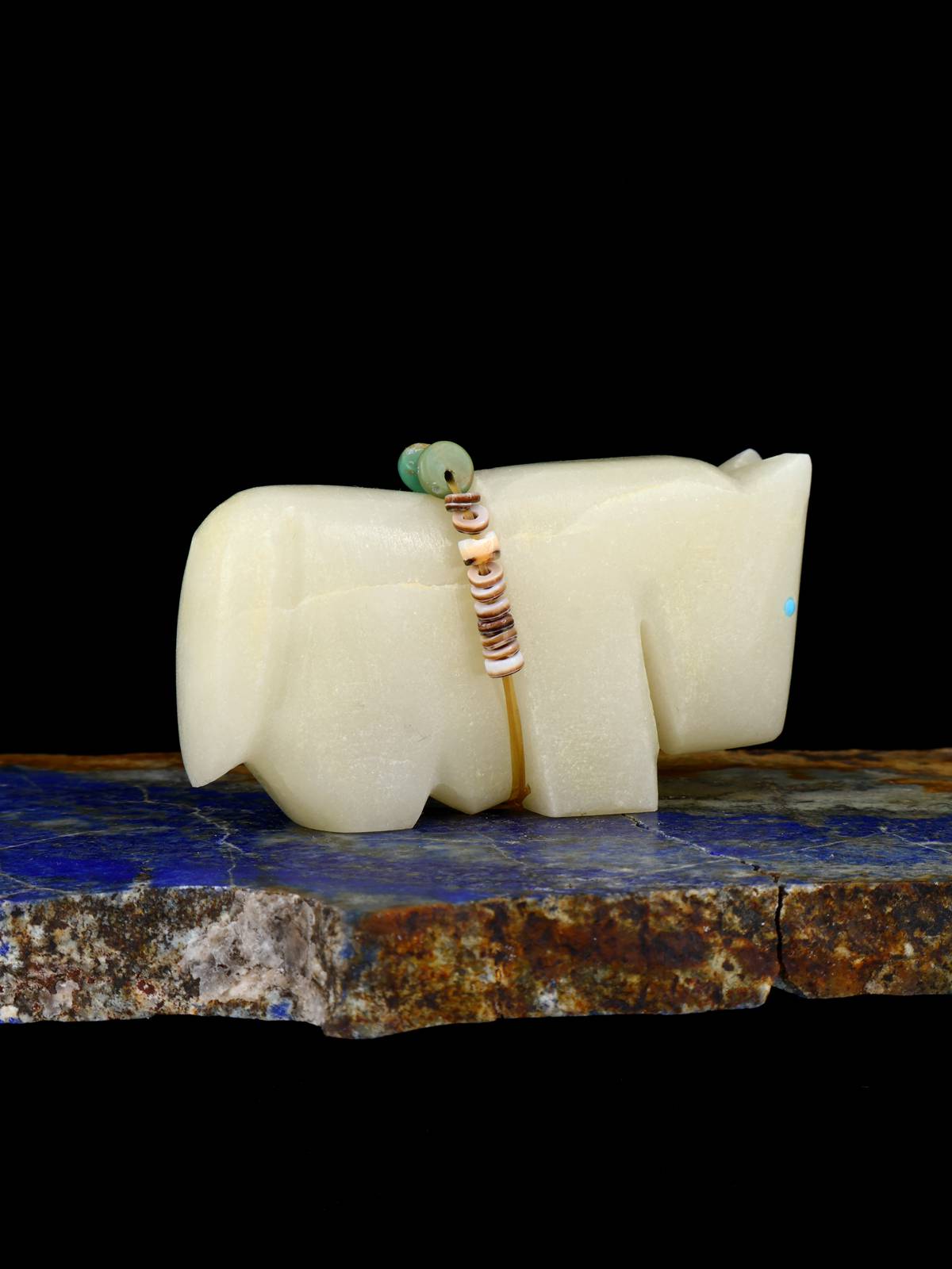 Calcite Horse Zuni Fetish