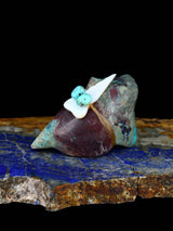 Chrysocolla Coyote Zuni Fetish