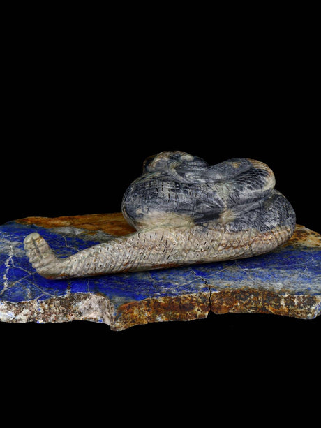 Picasso Marble Snake Zuni Fetish