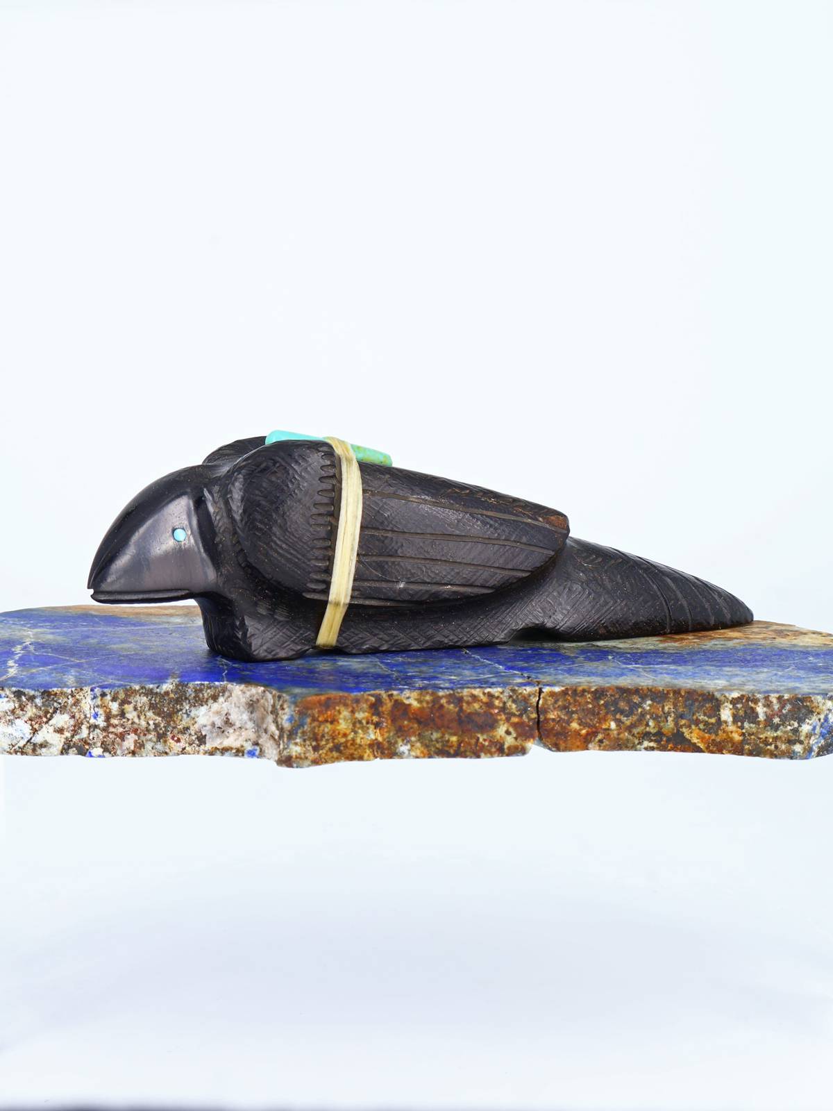 Fetiche Jet Crow Zuni