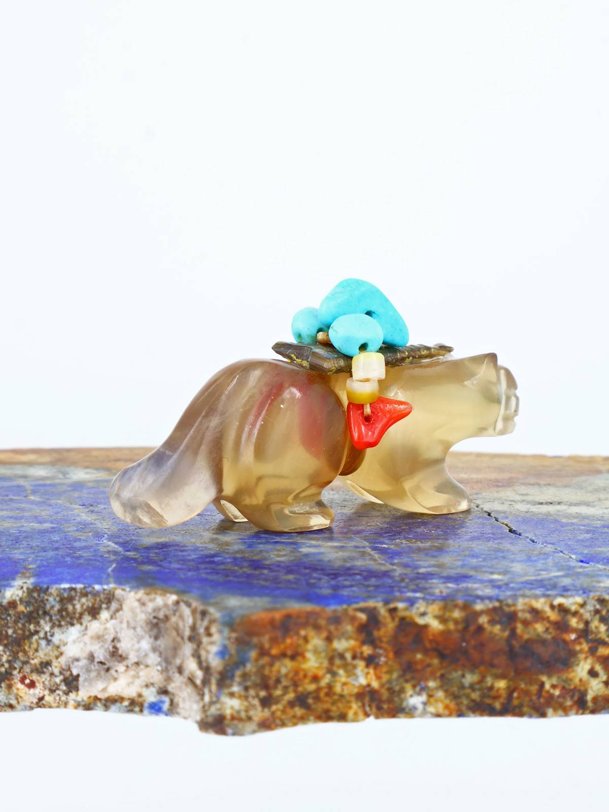 Fluorite Mountain Lion Zuni Fetish