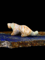 Picasso Marble Mountain Lion Zuni Fetish