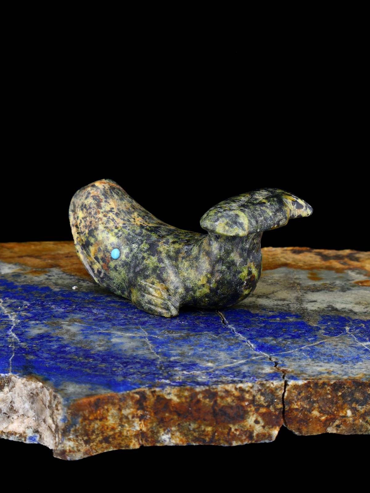 Serpentine Whale Zuni Fetish