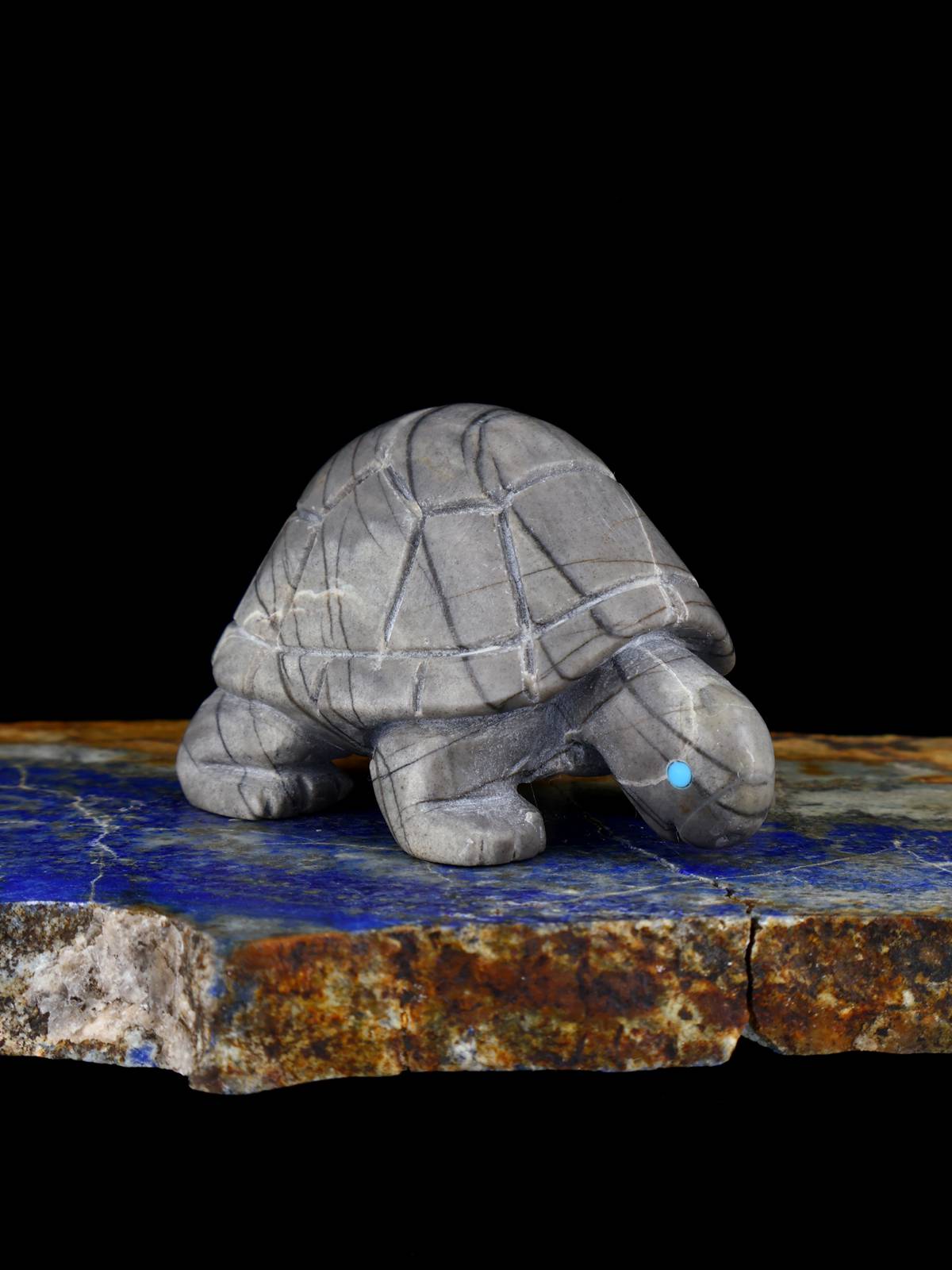 Fetiche Zuni Tortuga Turquesa