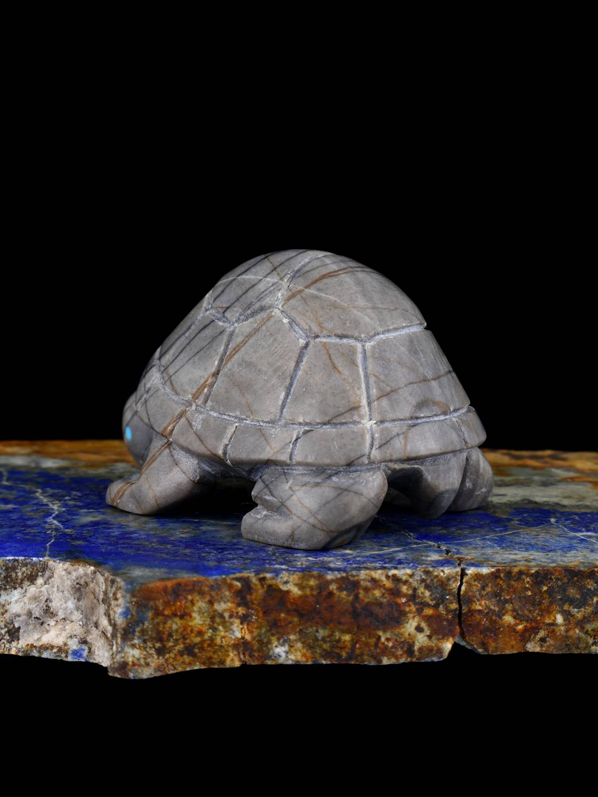 Fetiche Zuni Tortuga Turquesa