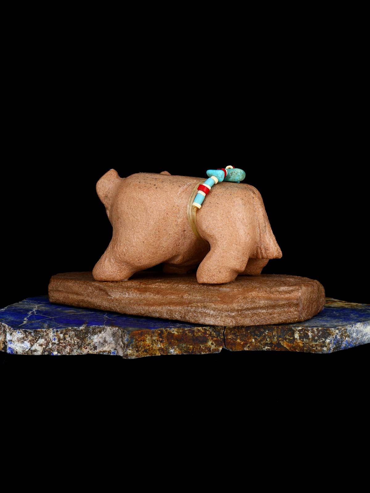 Sandstone Bison Zuni Fetish