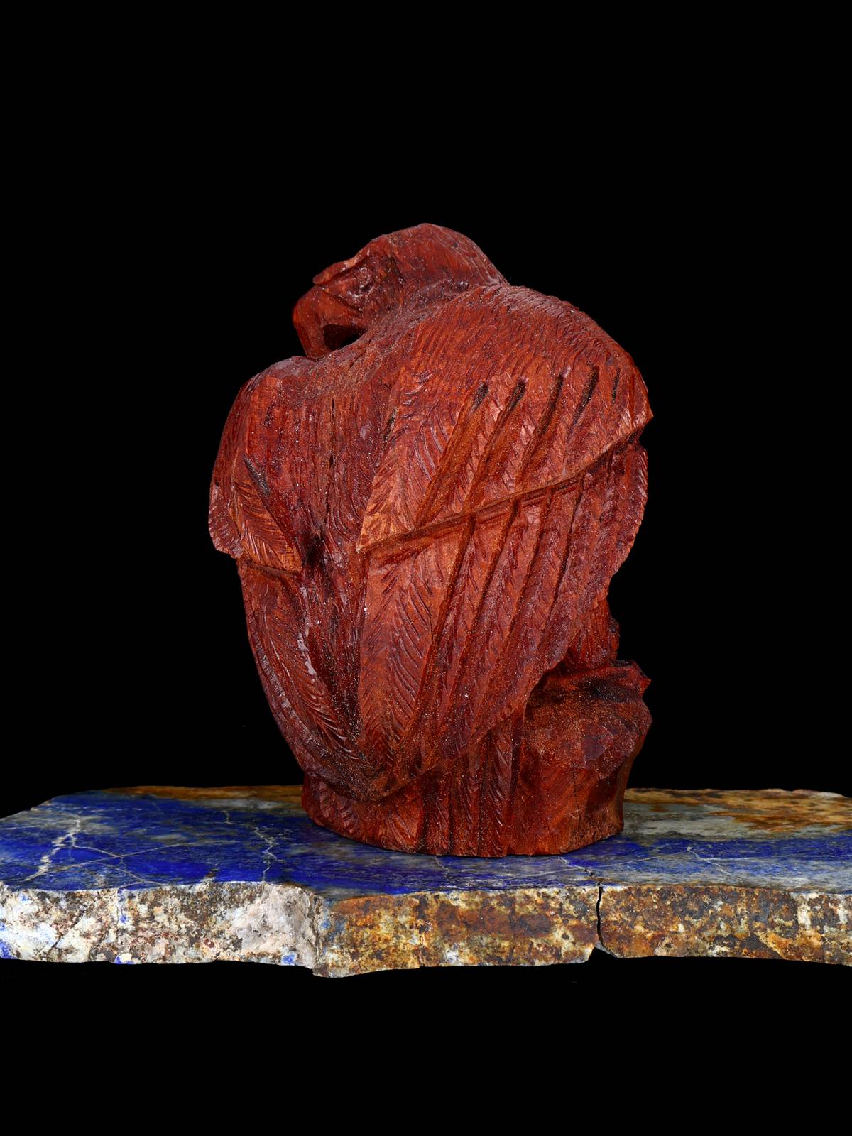 Carved Wooden Eagle Zuni Fetish
