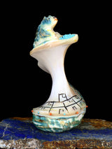 Green Snail Shell Pueblo Bear Zuni Fetish