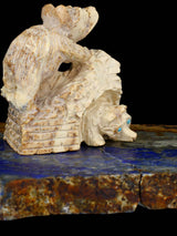 Fétiche Zuni des ours serpentins