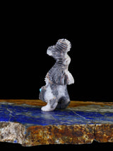 Zebra Marble Skunk With Bottom In The Air Zuni Fetish