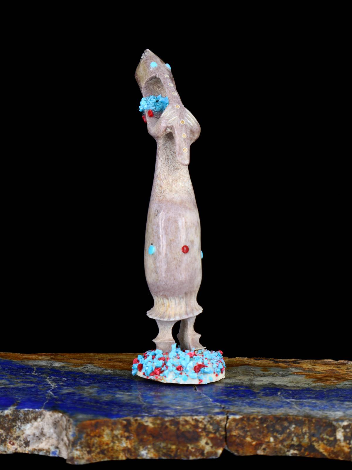 Antler Kokopelli Zuni Fetish Carving