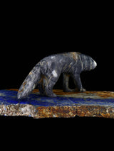 Picasso Marble Wolf Zuni Fetish