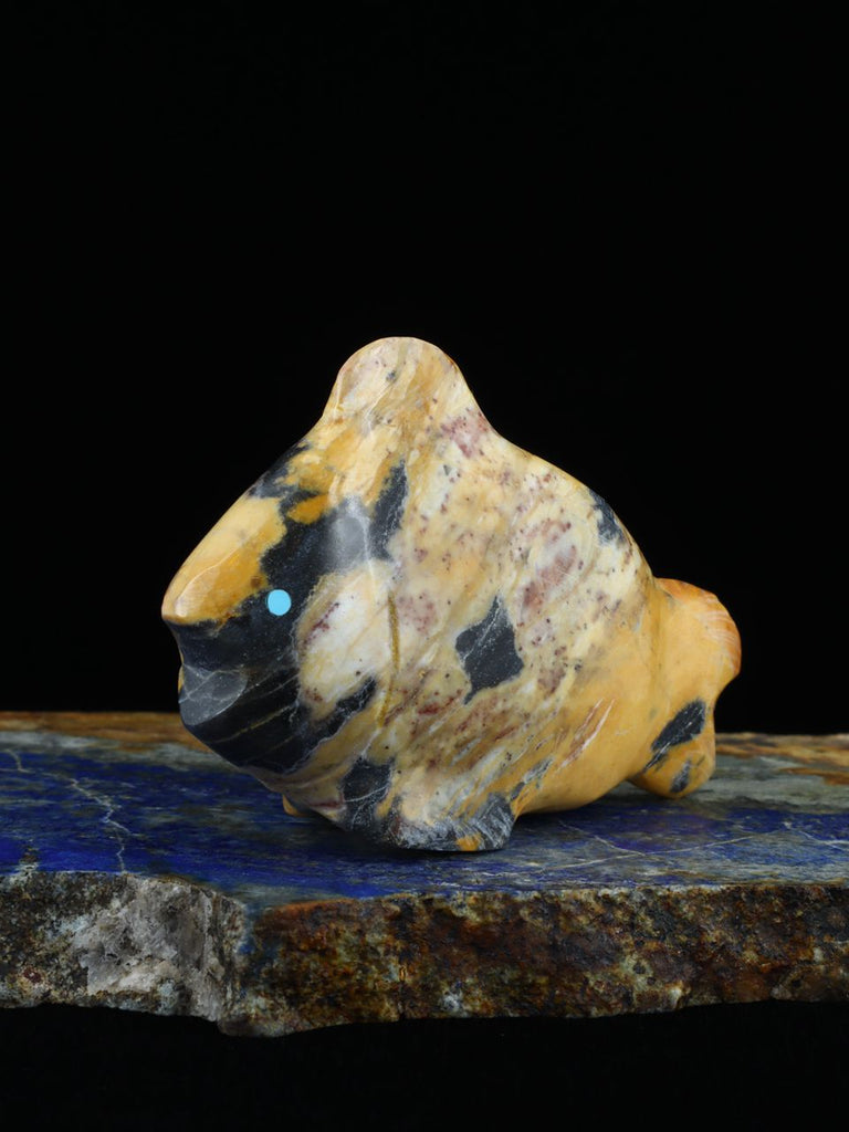 Egyptian Marble Fish Zuni Fetish - PuebloDirect.com