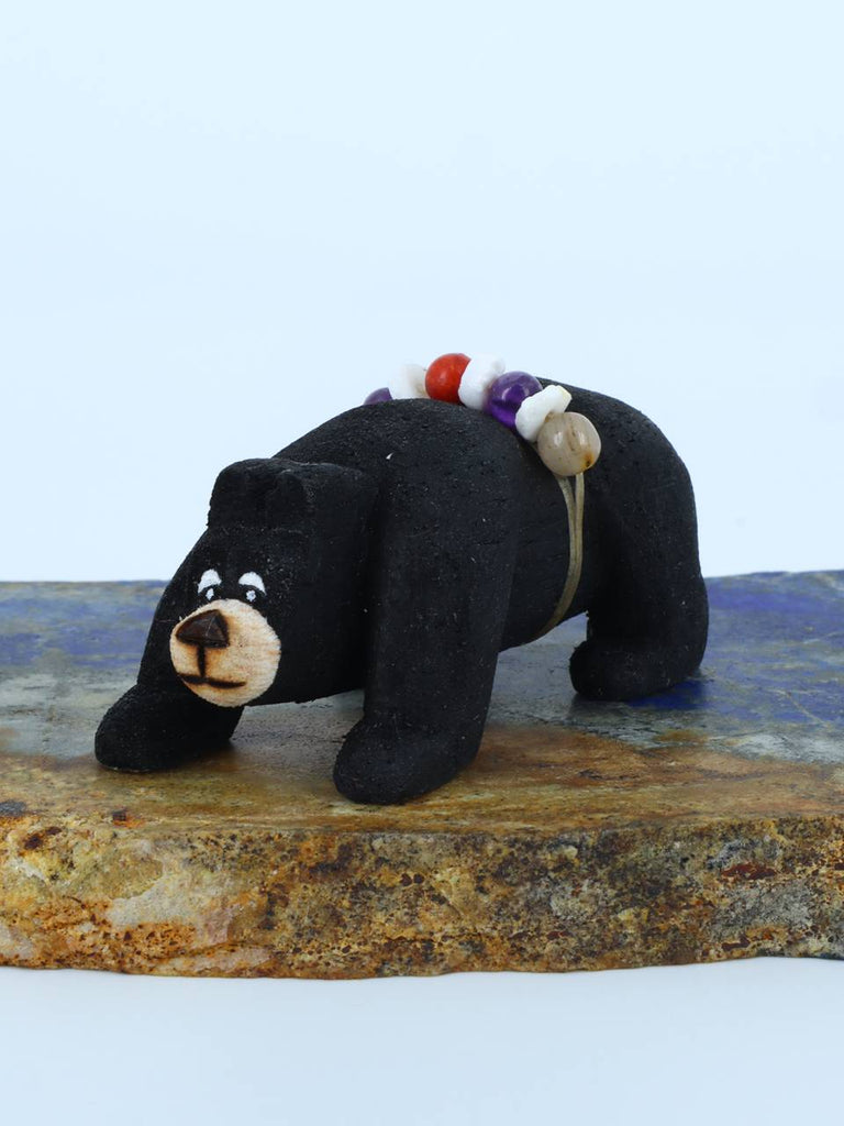 Wooden Bear Zuni Fetish - PuebloDirect.com