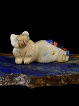 Serpentine Mountain Lion Zuni Fetish