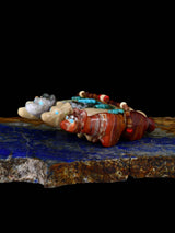 Onyx Wolf Bundle Family Zuni Fetish