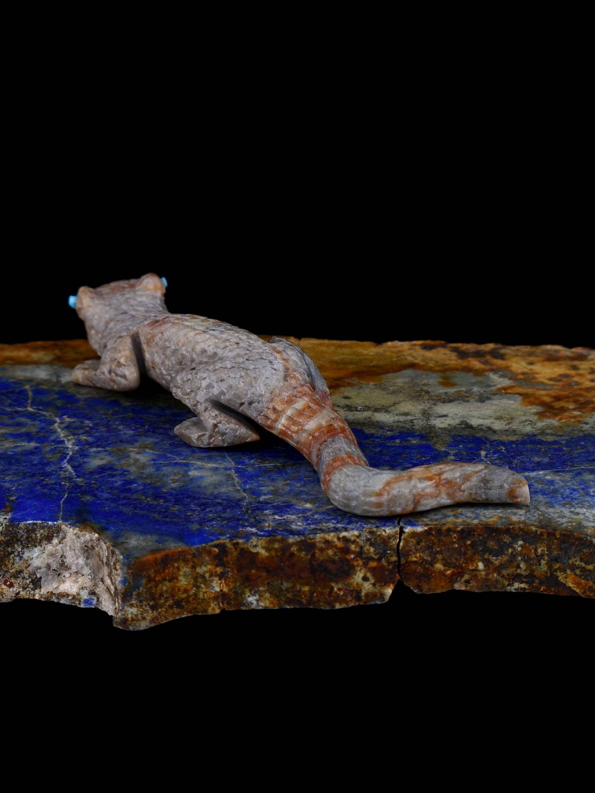 Picasso Marble Lizard Zuni Fetish