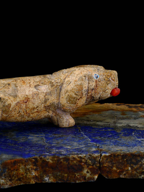 Serpentine Dog Zuni Fetish