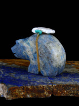 Denim Lapis Bear Zuni Fetish
