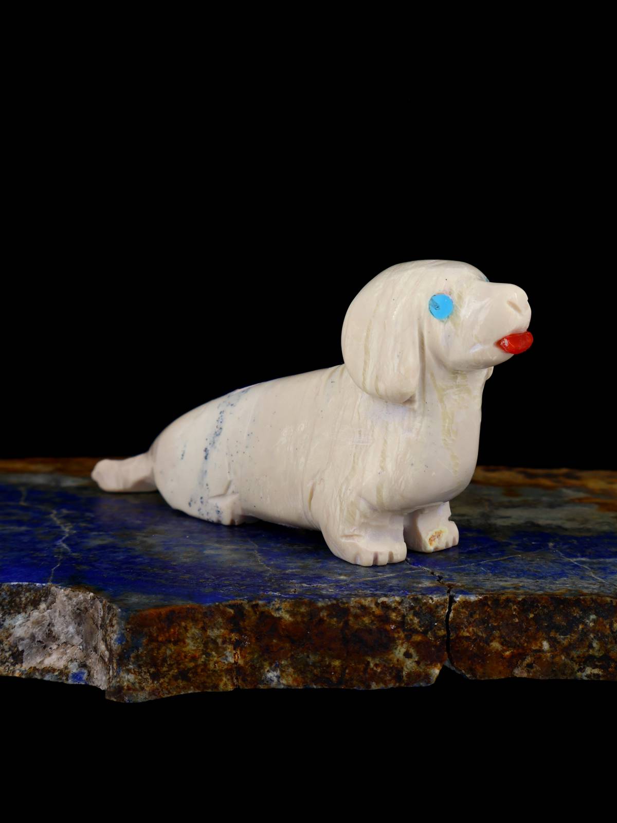 Zuni Fish Rock Dog Zuni Fetish