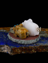 Marble Pig Family Zuni Fetish