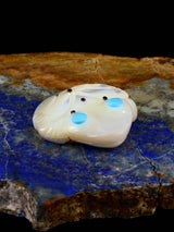 Mother of Pearl Frog Zuni Fetish