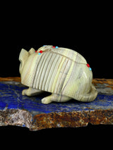 Serpentine Armadillo Zuni Fetish