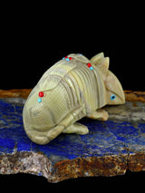 Serpentine Armadillo Zuni Fetish