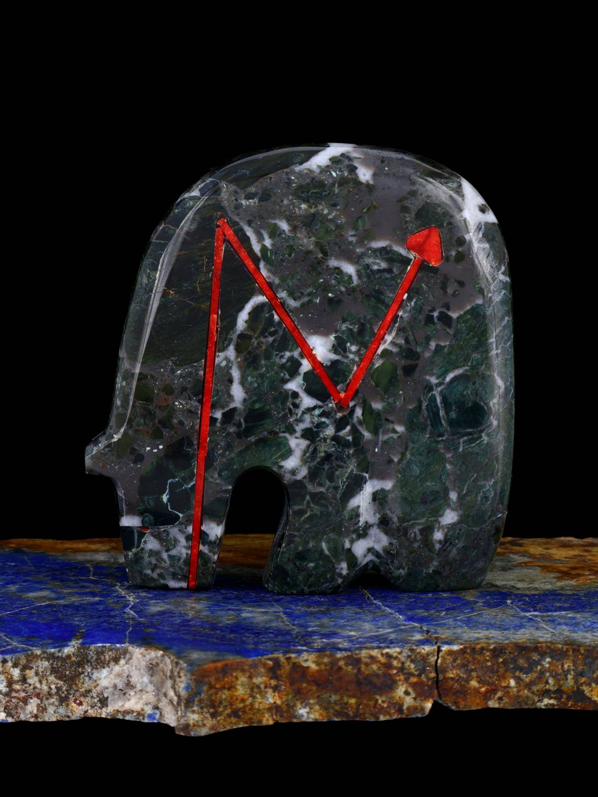 Marble Bear Zuni Fetish