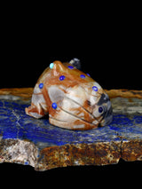 Picasso Marble Frog Zuni Fetish
