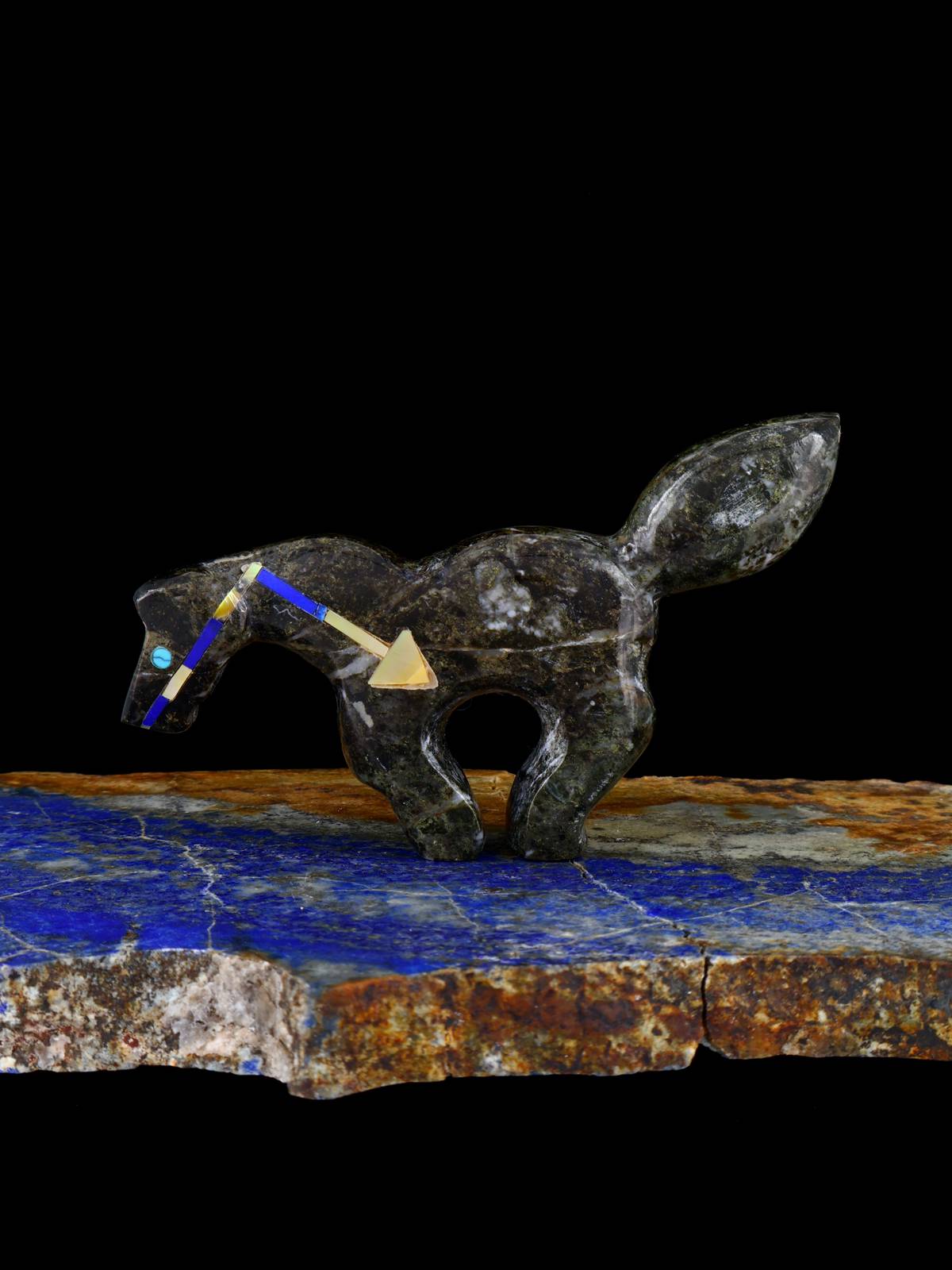 Serpentine Horse Zuni Fetish
