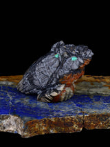 Picasso Marble Owl Zuni Fetish