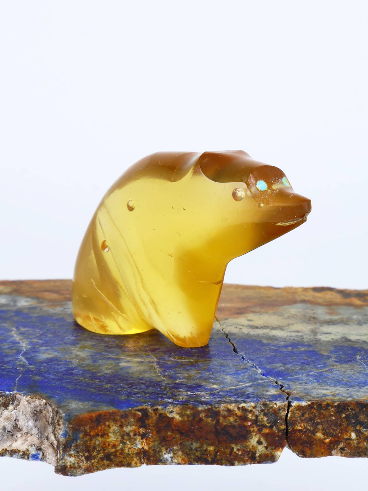 Glass Bear Zuni Fetish