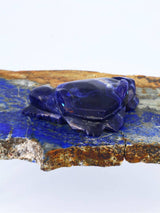 Sodalite Frog Zuni Fetish