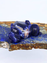 Sodalite Frog Zuni Fetish