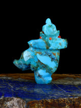Turquoise Bear Zuni Fetish